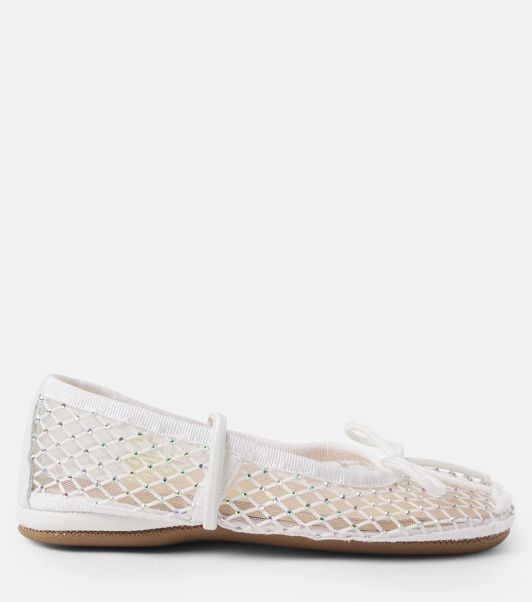PèPè - Darlyn embellished mesh ballet flats