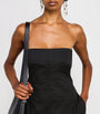 St. Agni Black Organic Cotton-Blend Strapless Maxi Dress