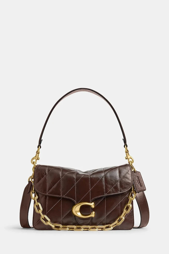 Кожена чанта Coach Tabby Chain Shoulder Bag With Quilting