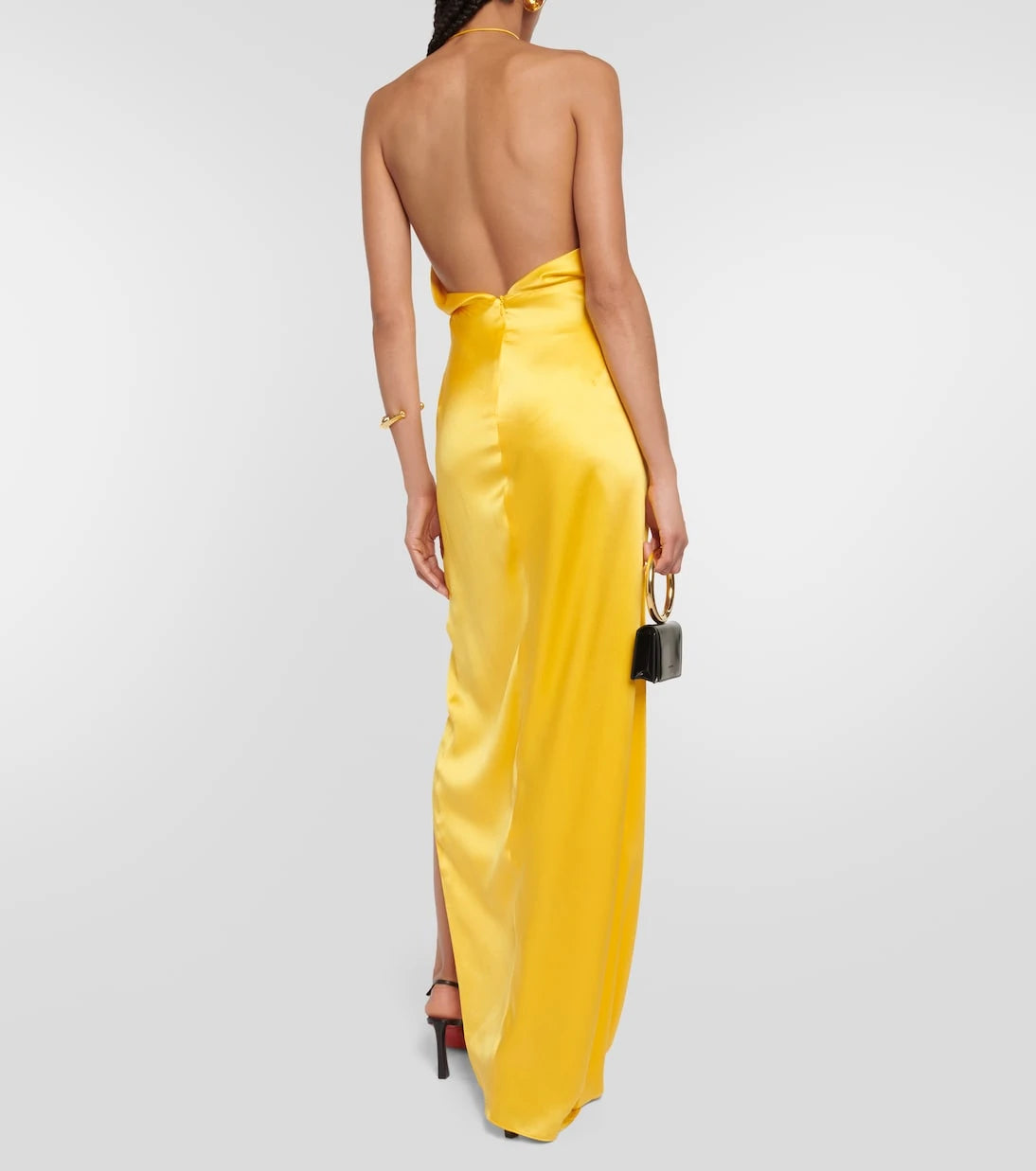 The Sei - Halterneck silk charmeuse gown