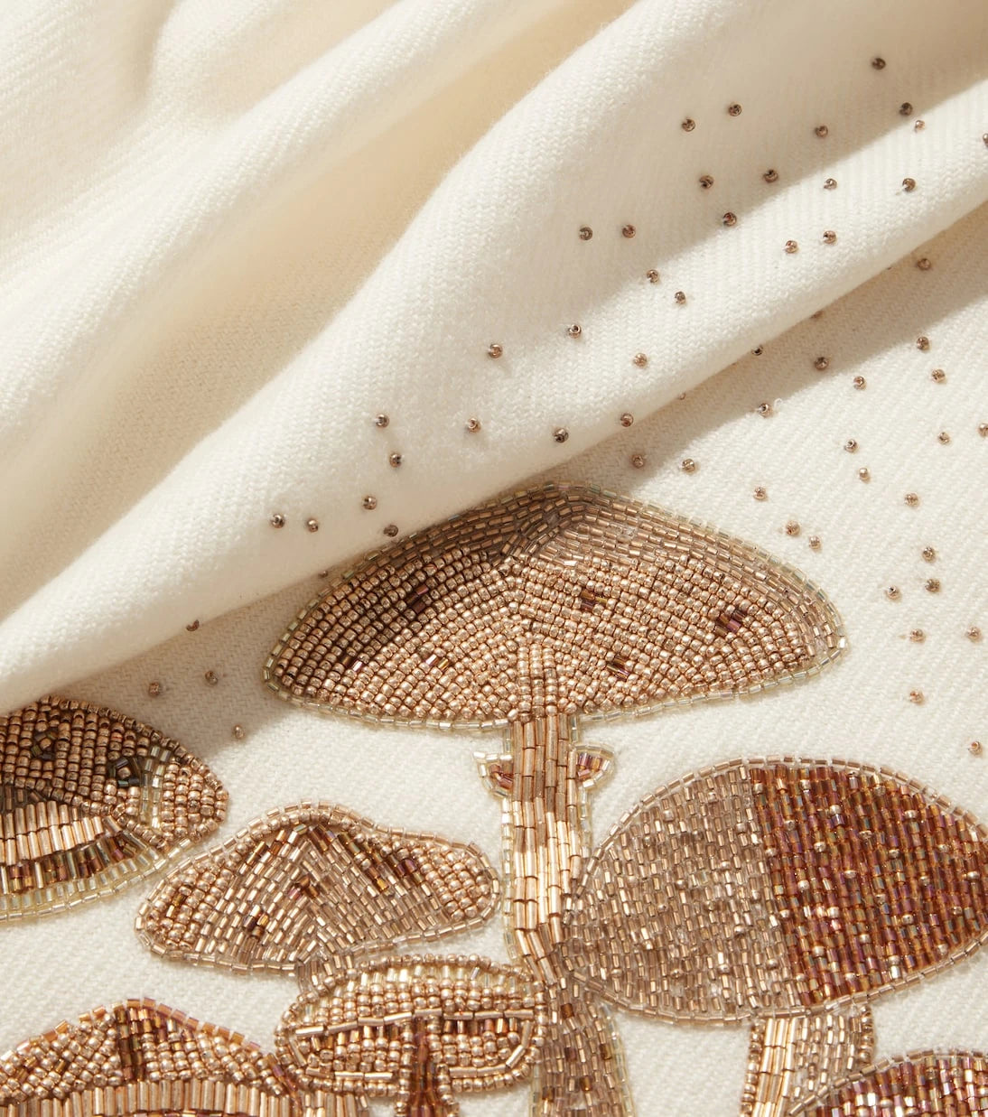 Jonathan Adler - Mushrooms beaded wool throw