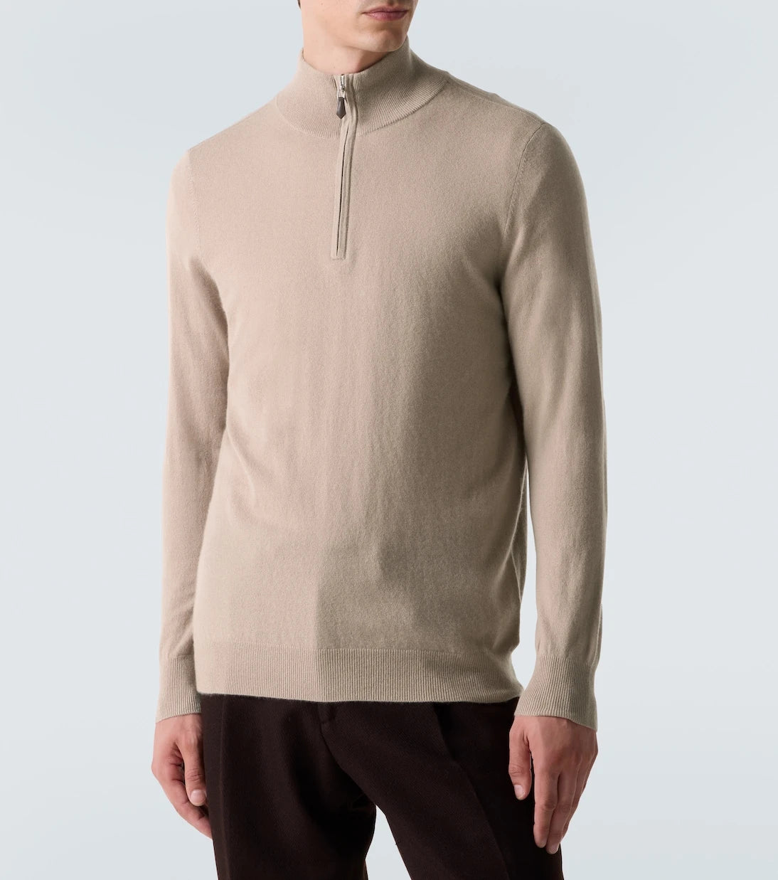 Arch4 - Mr Fenchurch cashmere half-zip sweater