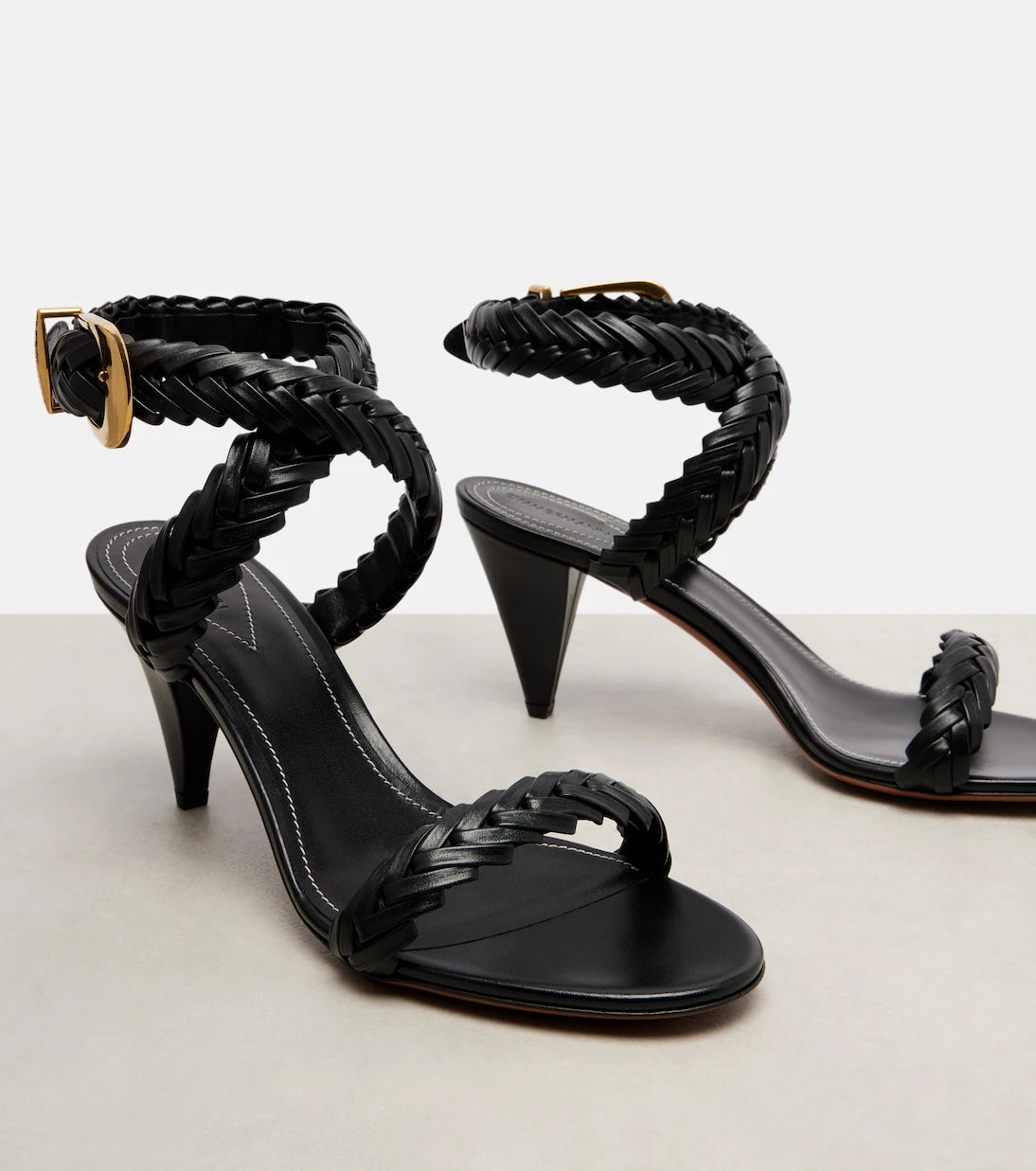 Zimmermann - Helix 75  braided leather sandals