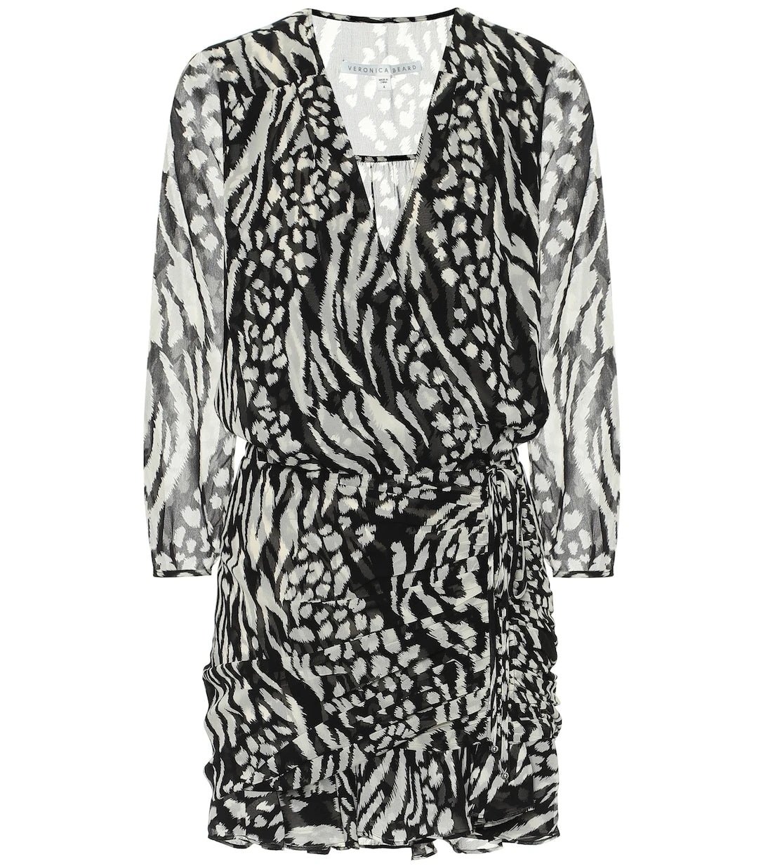 Veronica Beard - Kiran animal-print silk minidress