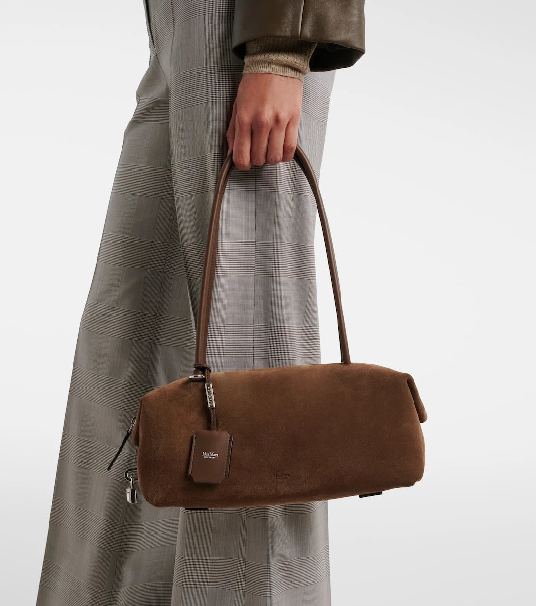 Max Mara - Medium suede shoulder bag