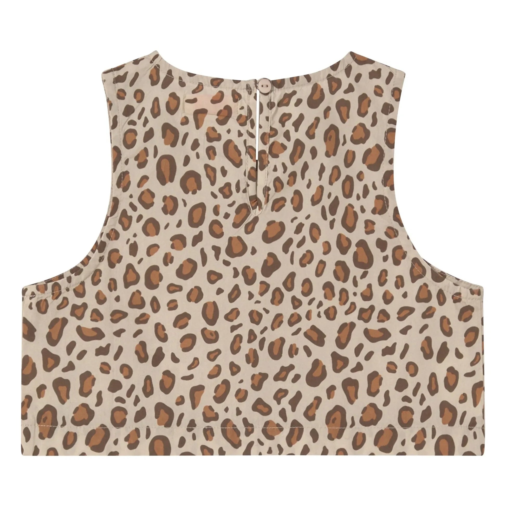 Tinycottons - Poplin Leopard Top | Brown
