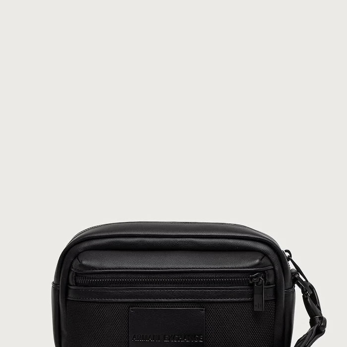 Armani Exchange Erkek Suni Deri Kozmetik Çantası