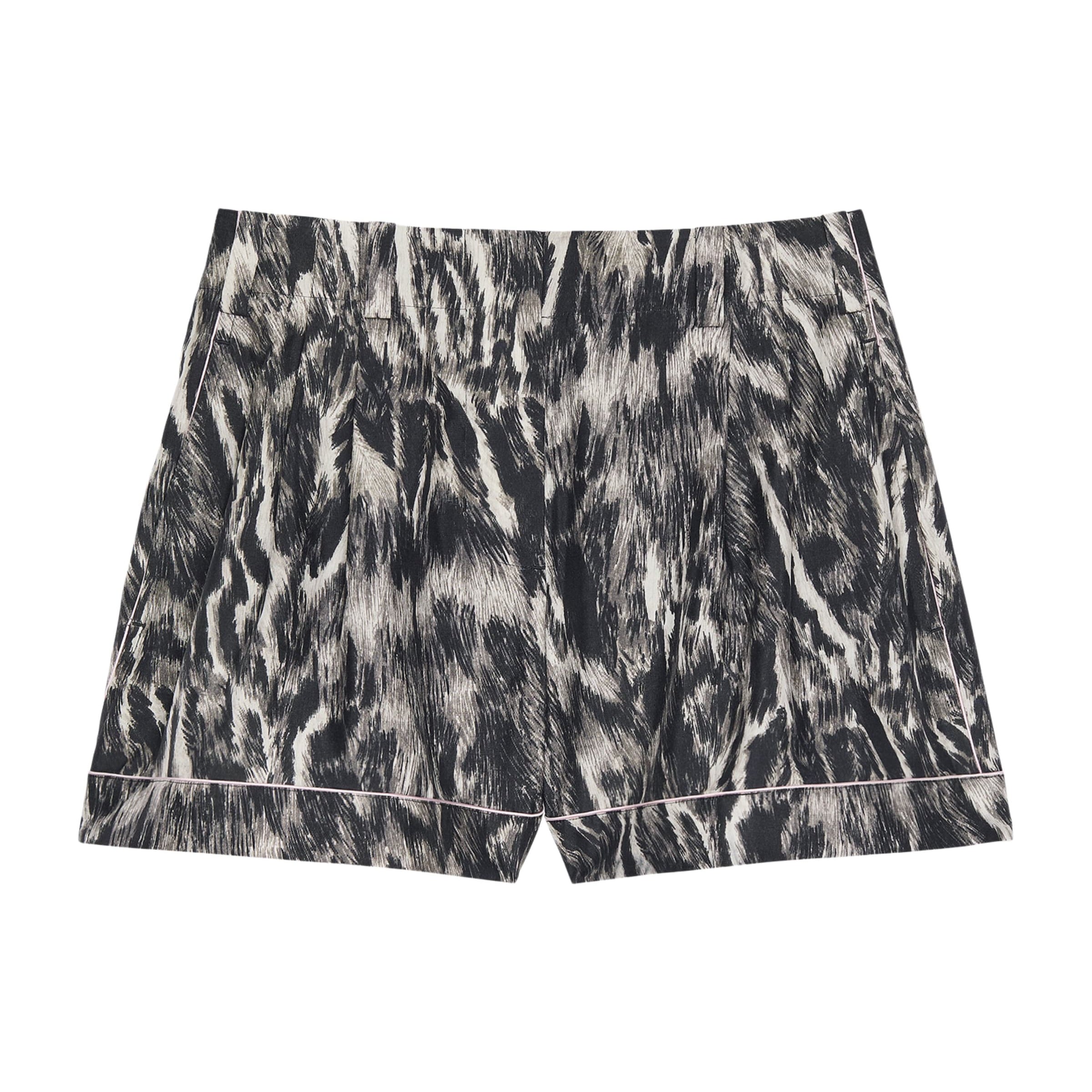 Multi Wool Printed Shorts