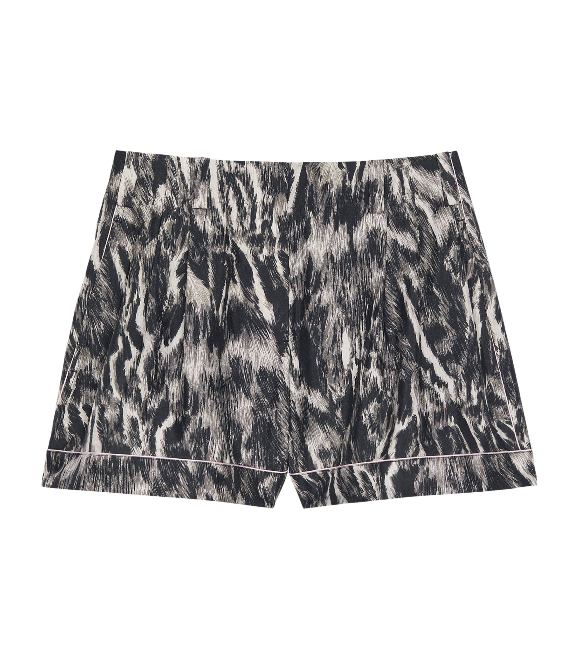 Multi Wool Printed Shorts