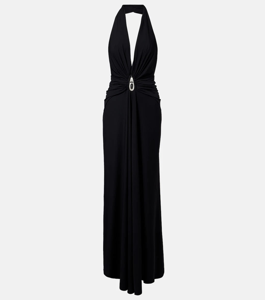 Christopher Esber - Embellished ruched jersey maxi dress