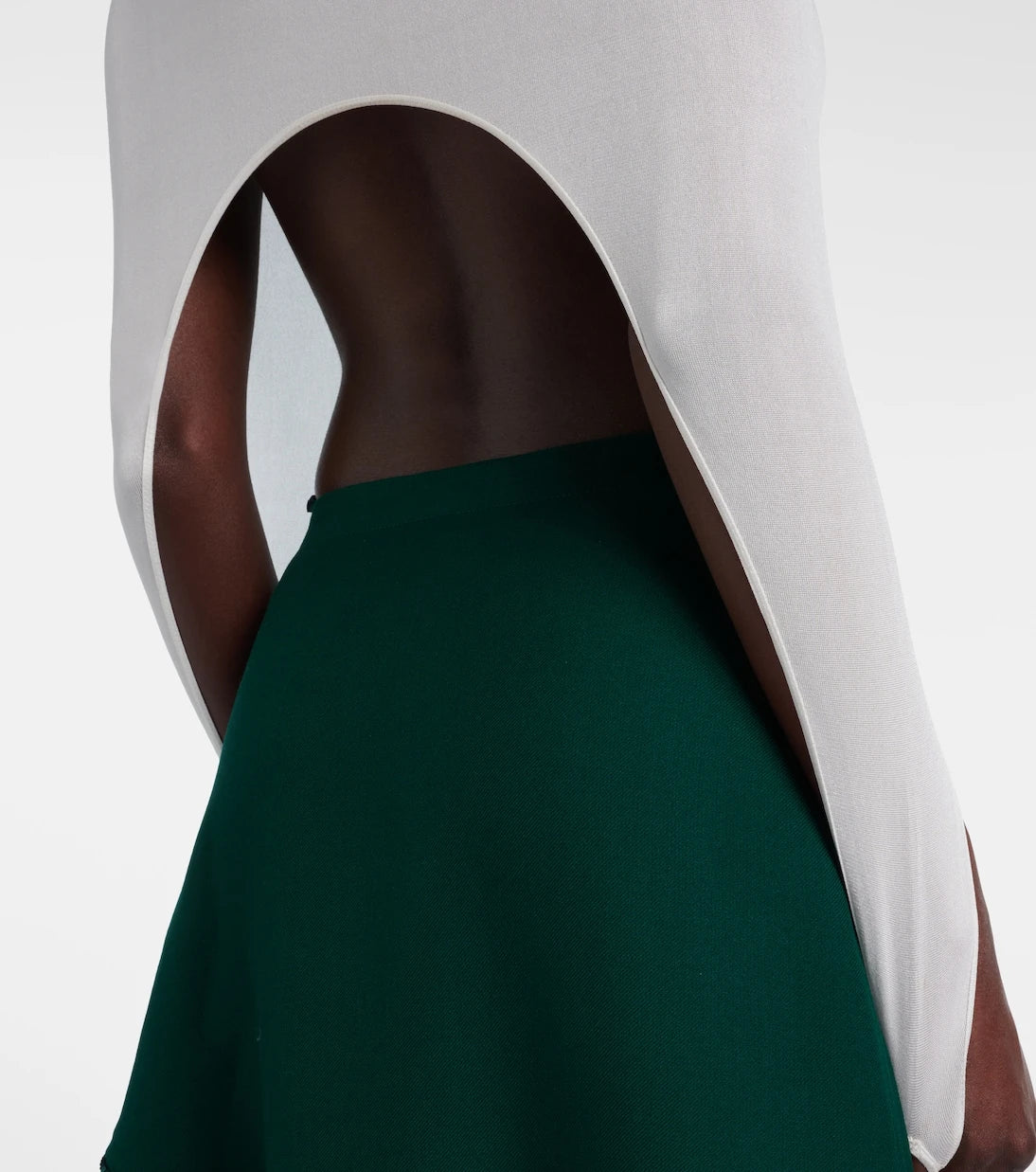 Alaïa - Knitted silk-blend top