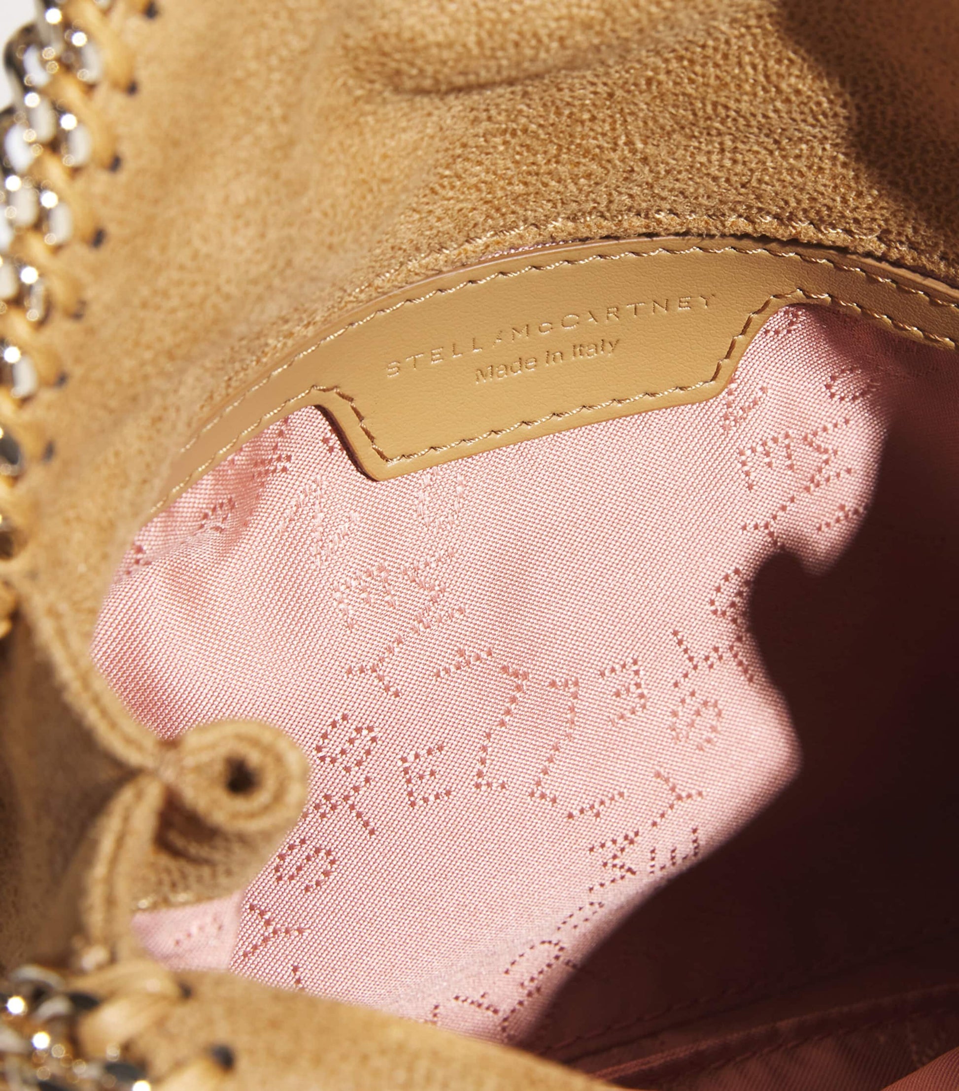 Orange Mini Falabella Shaggy Deer Tote Bag