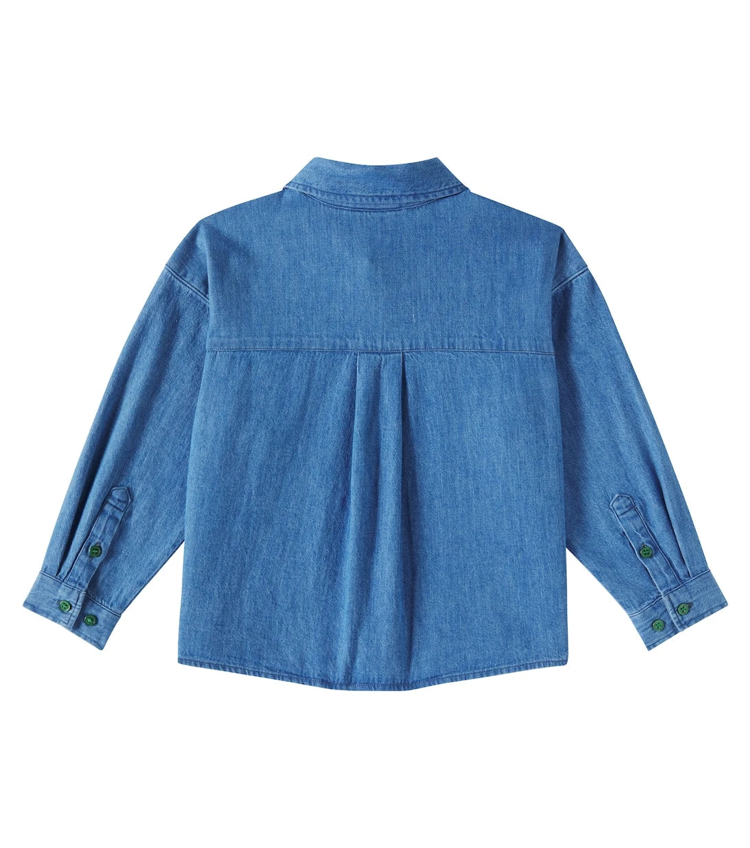 Mini Rodini - Note embroidered denim shirt