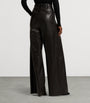 Ralph Lauren Collection Brown Lambskin Kelsie Trousers