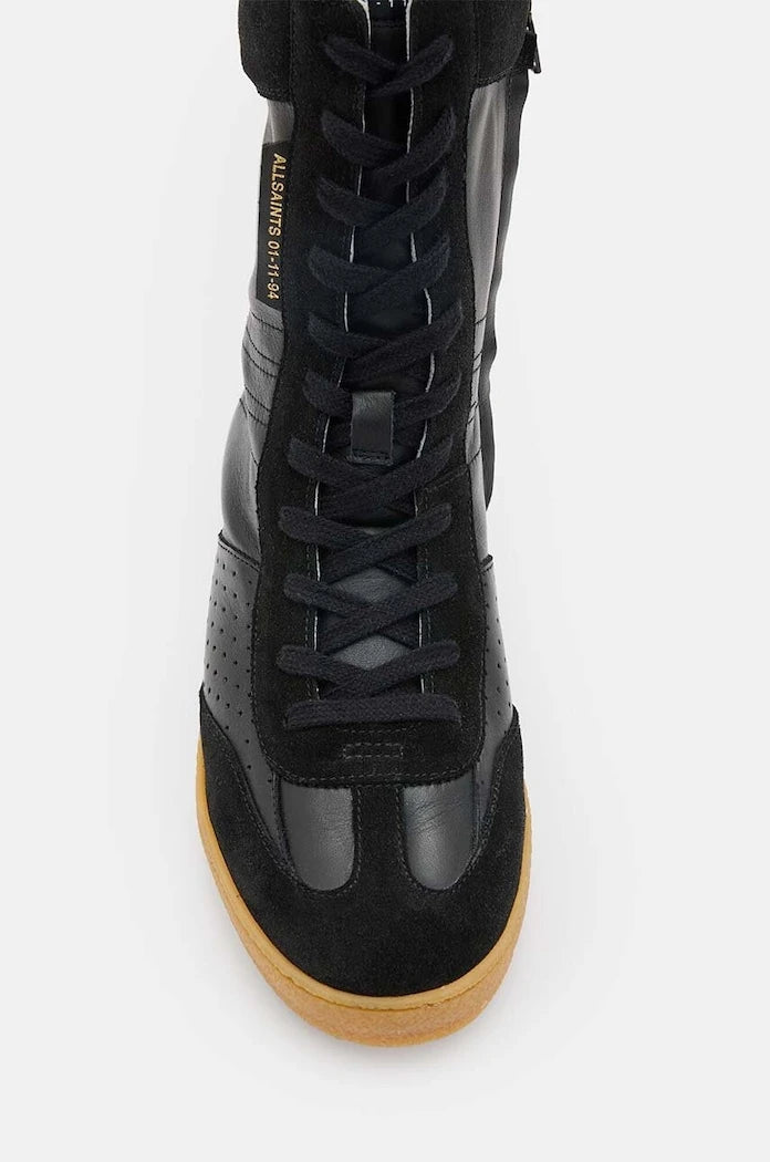 Кожени боти AllSaints Louise High Top