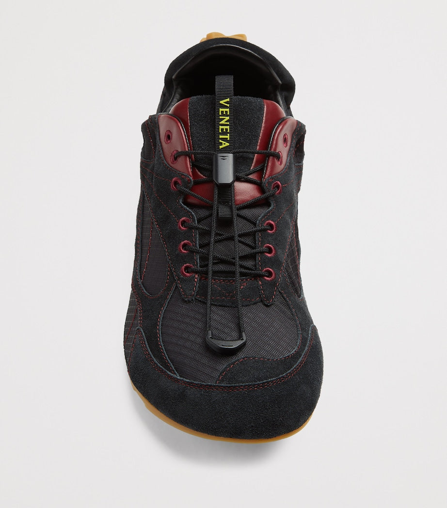 Bottega Veneta Suede-Trim Sneakers