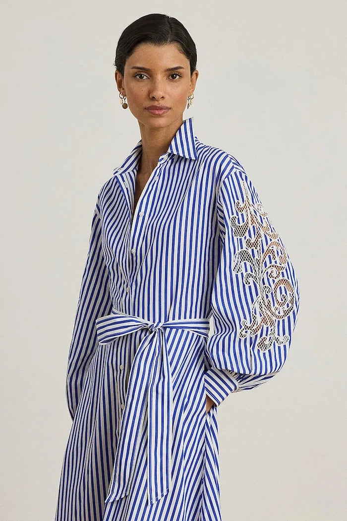 Памучна рокля Lauren Ralph Lauren