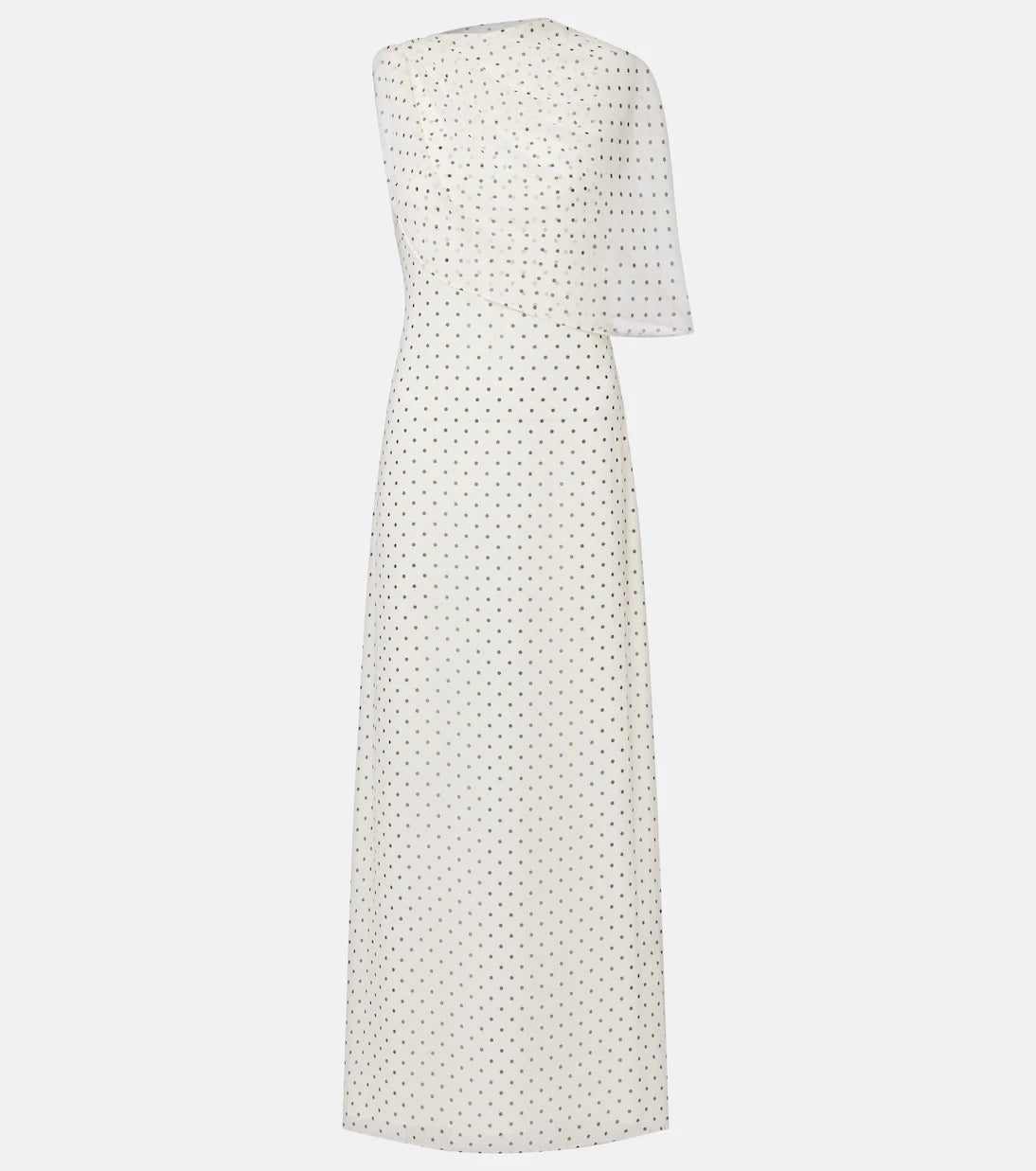 Rotate - Adela polka-dot chiffon gown