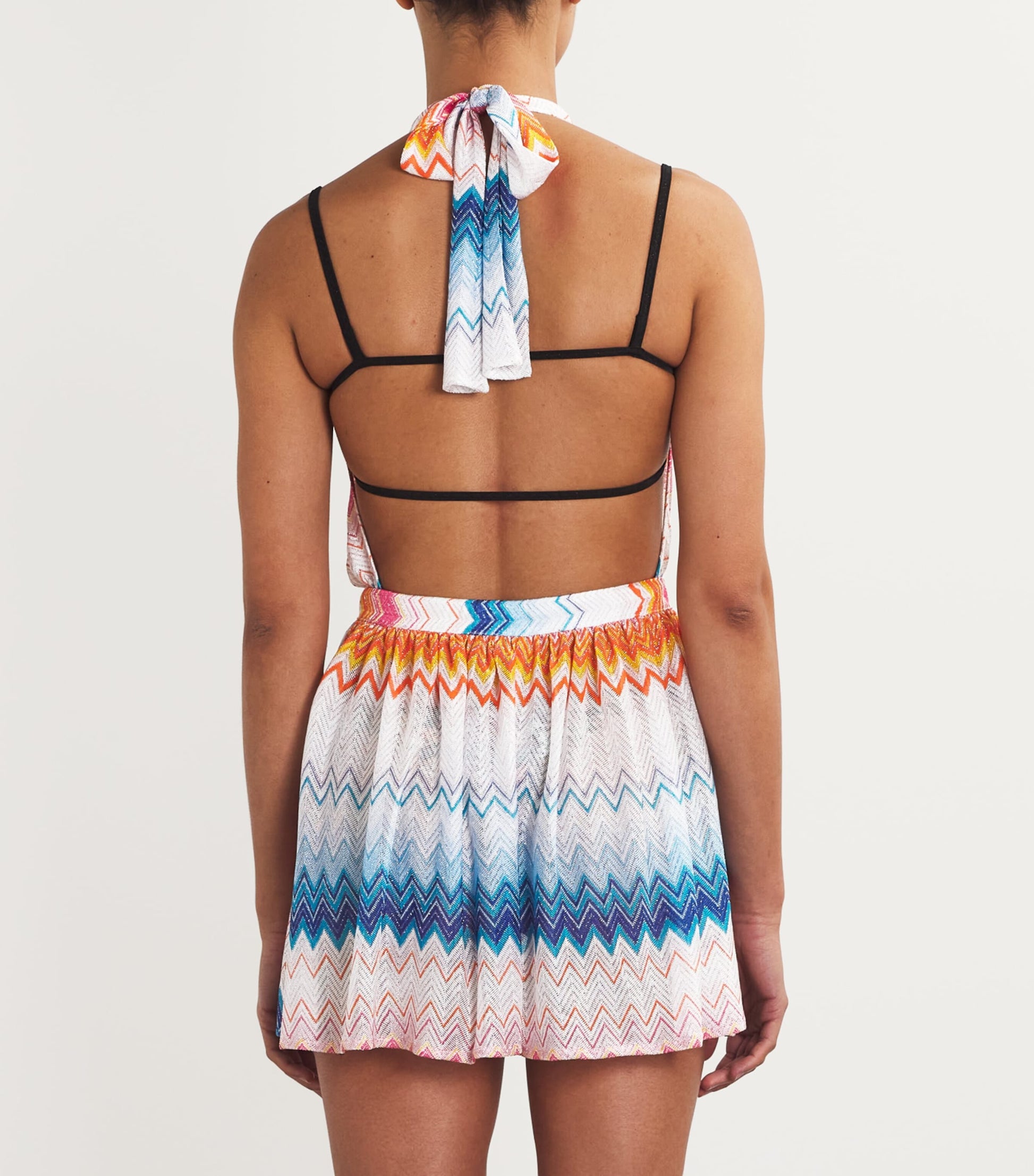 Missoni Multi Zigzag Halterneck Playsuit