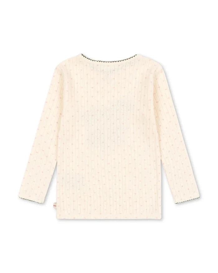 Konges Sløjd MINNIE BLOUSE GOTS Uzun Kollu Çocuk Bluz