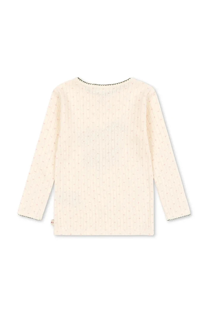 Konges Sløjd MINNIE BLOUSE GOTS Uzun Kollu Çocuk Bluz