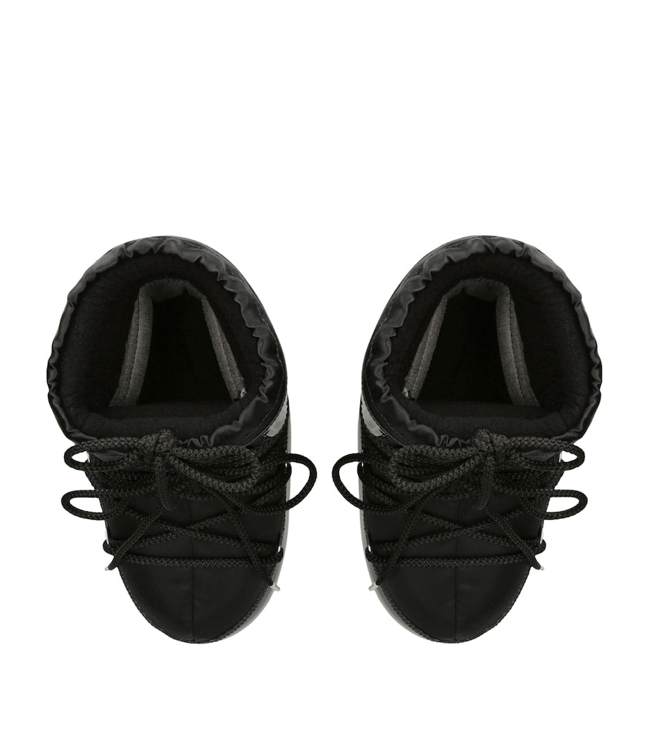 Moon Boot Black Icon Low Glance Ankle Boots