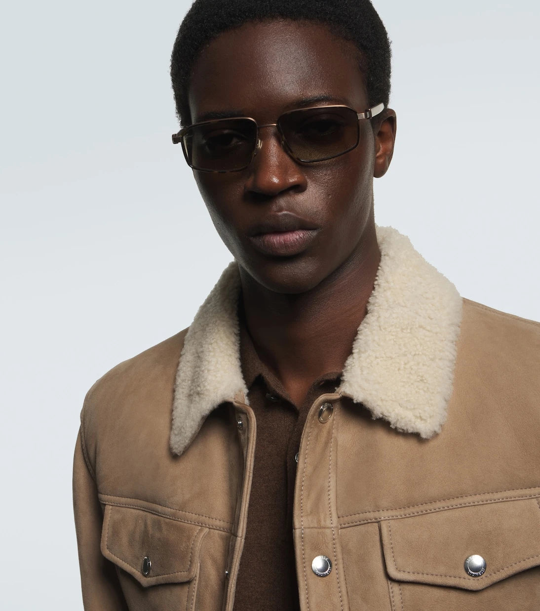 Brunello Cucinelli - Jarama rectangular sunglasses