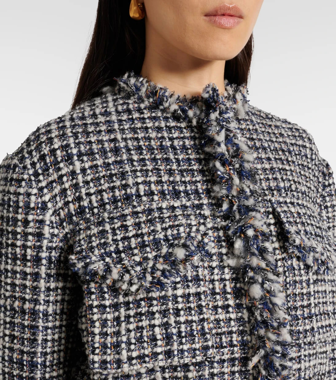 Sacai - Wool-blend tweed jacket