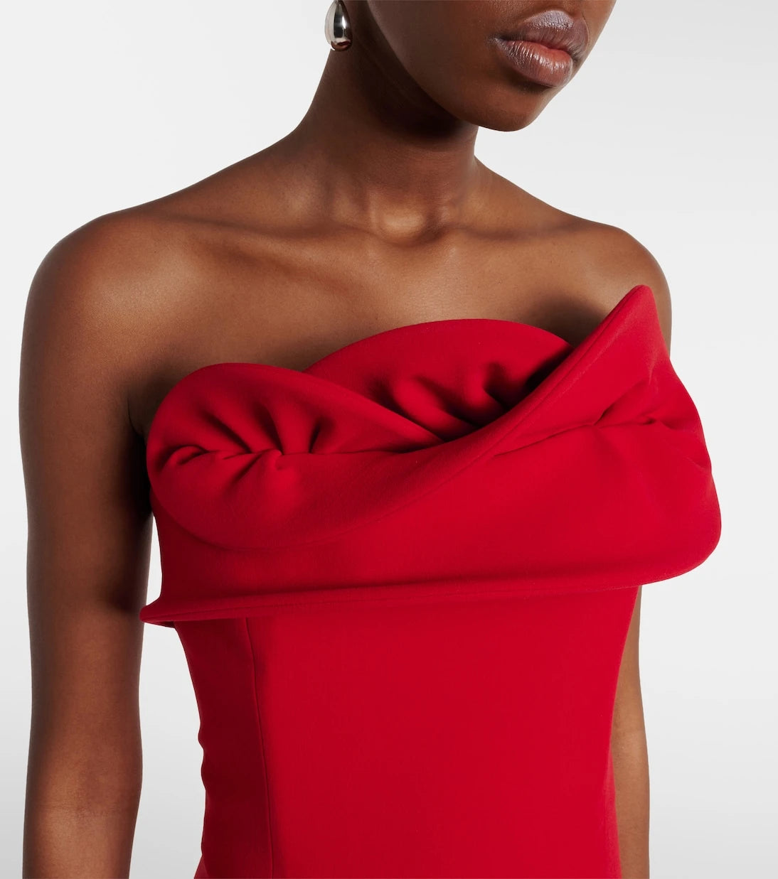 Magda Butrym - Wool-blend bustier dress