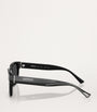 Ferrari Black Acetate Square Polarised Sunglasses