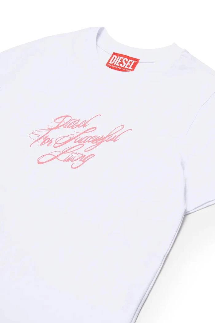 Diesel TRIPIT T-SHIRT Çocuk Pamuklu Tişört