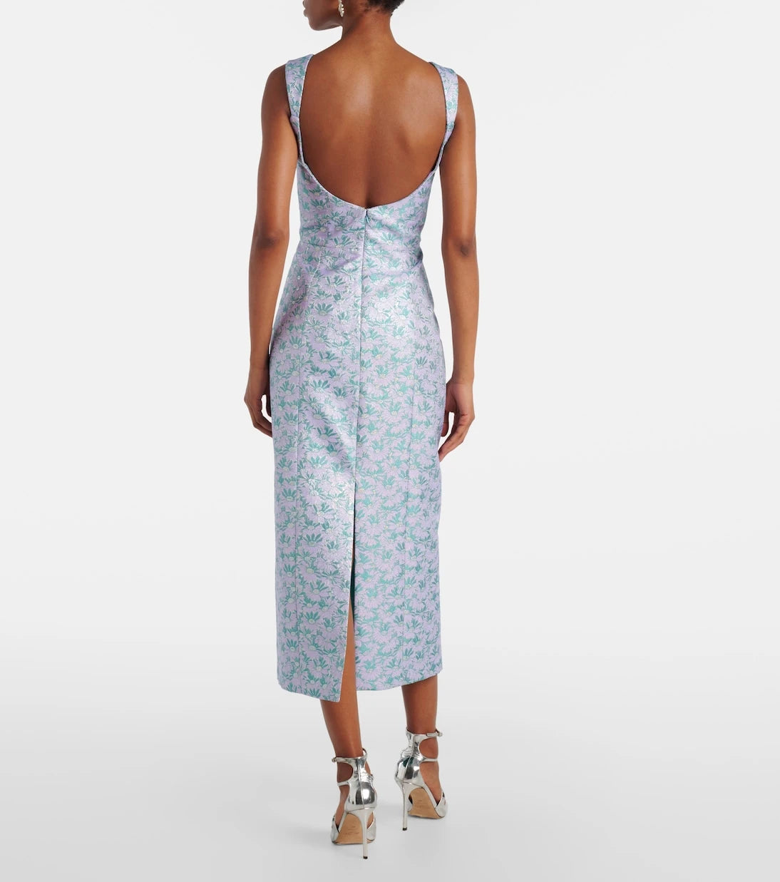 Markarian - Numa Daisy brocade corset midi dress