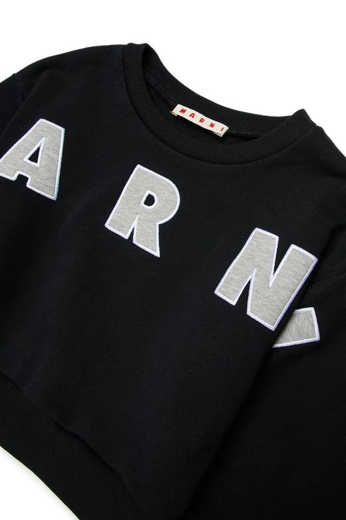 Детски памучен суичър Marni MS220F SWEAT-SHIRT
