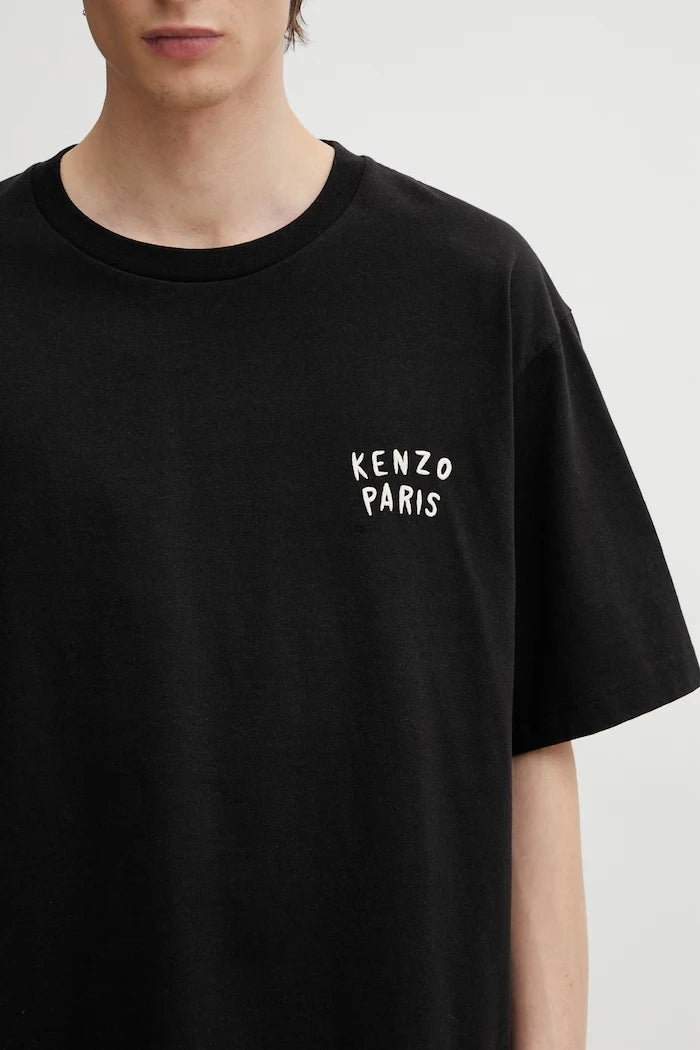 Kenzo erkek pamuklu tişört GOTS KENZO BOKE HEART OVERSIZE