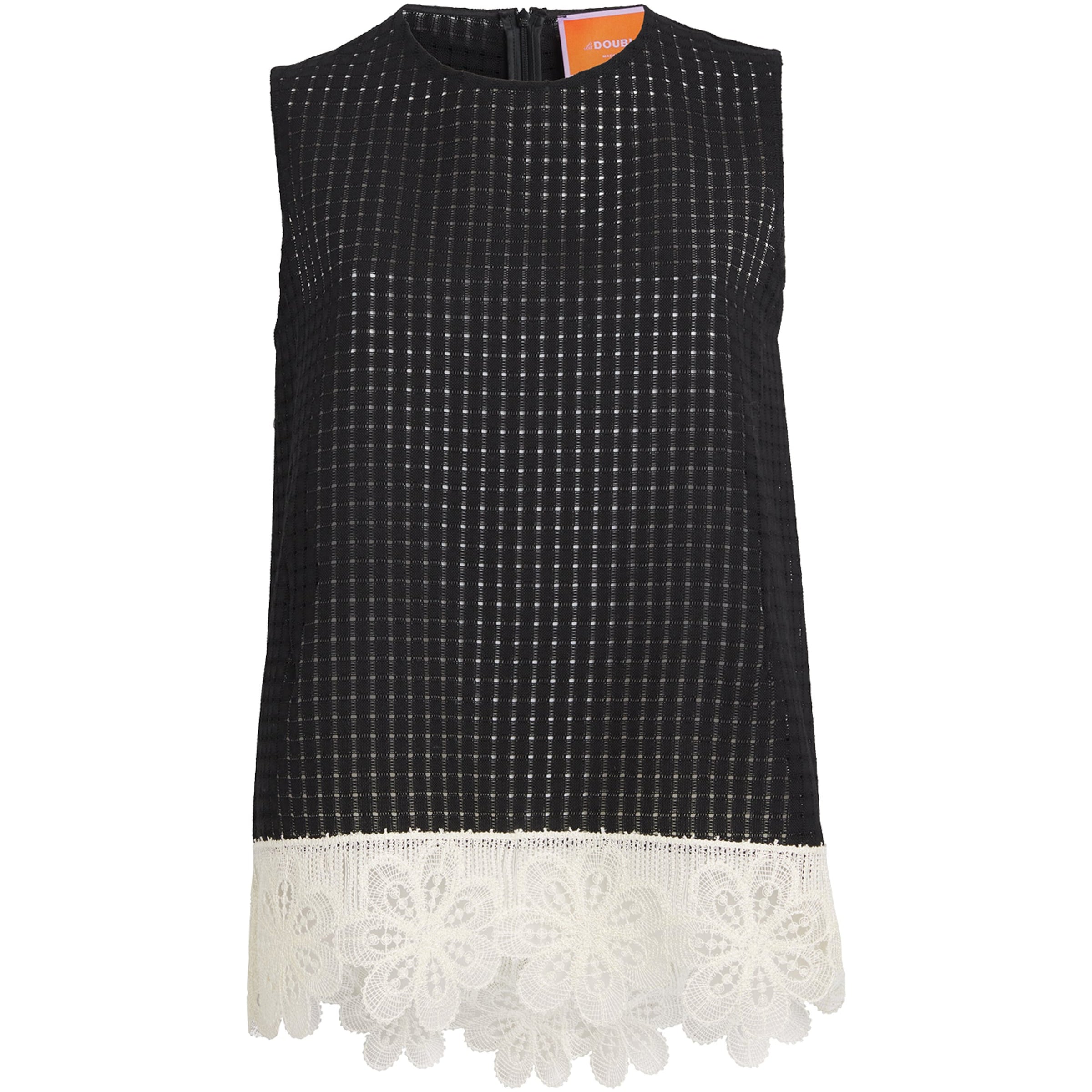 Crochet Lace-Trim La Scala Top