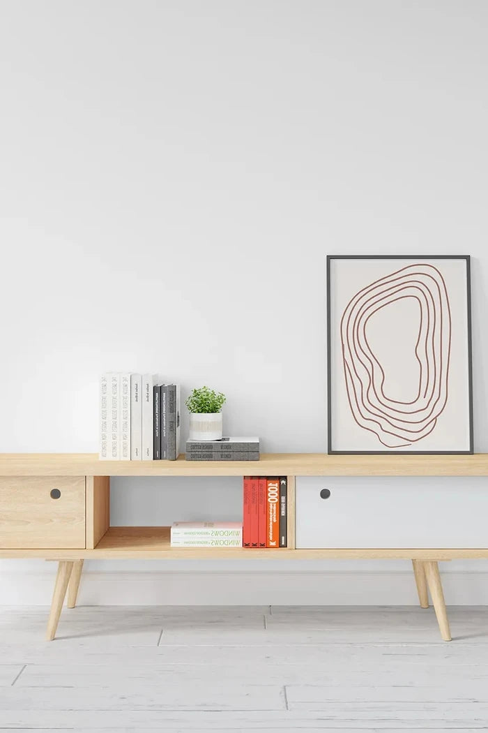 Akrilik cam üzerine grafik a.i art HARTMAN Geometrik Abs
