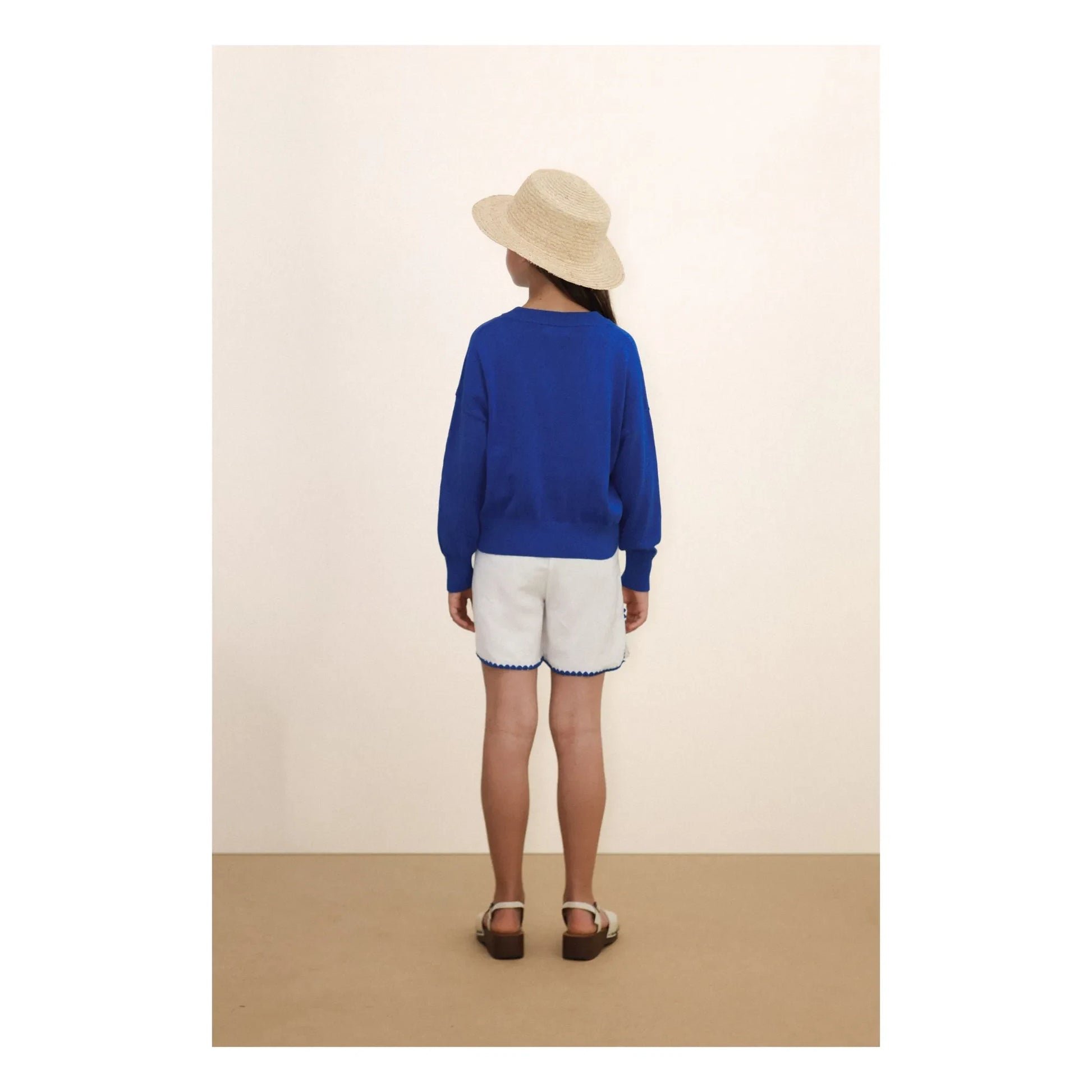 Tinycottons - Cardigan Swans | Blue