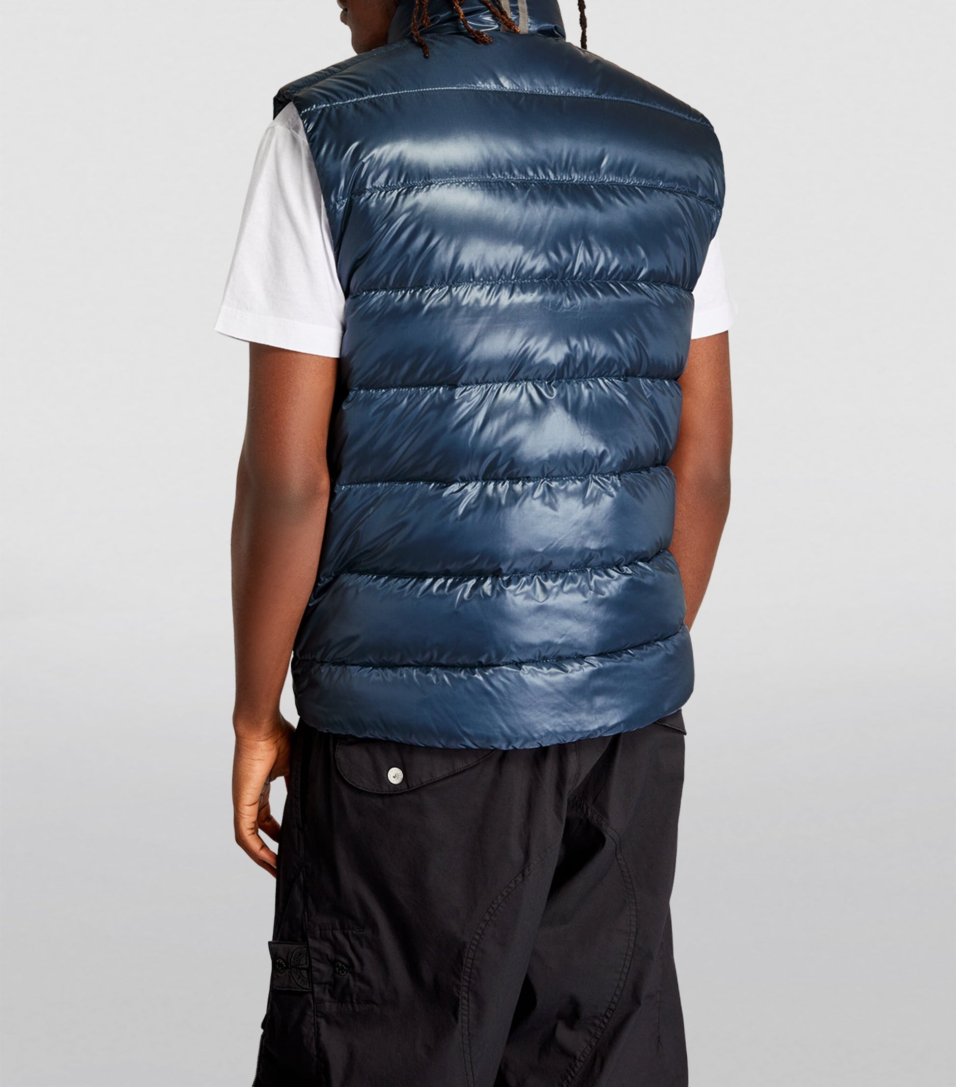 Canada Goose Blue Quilted Crofton Gilet