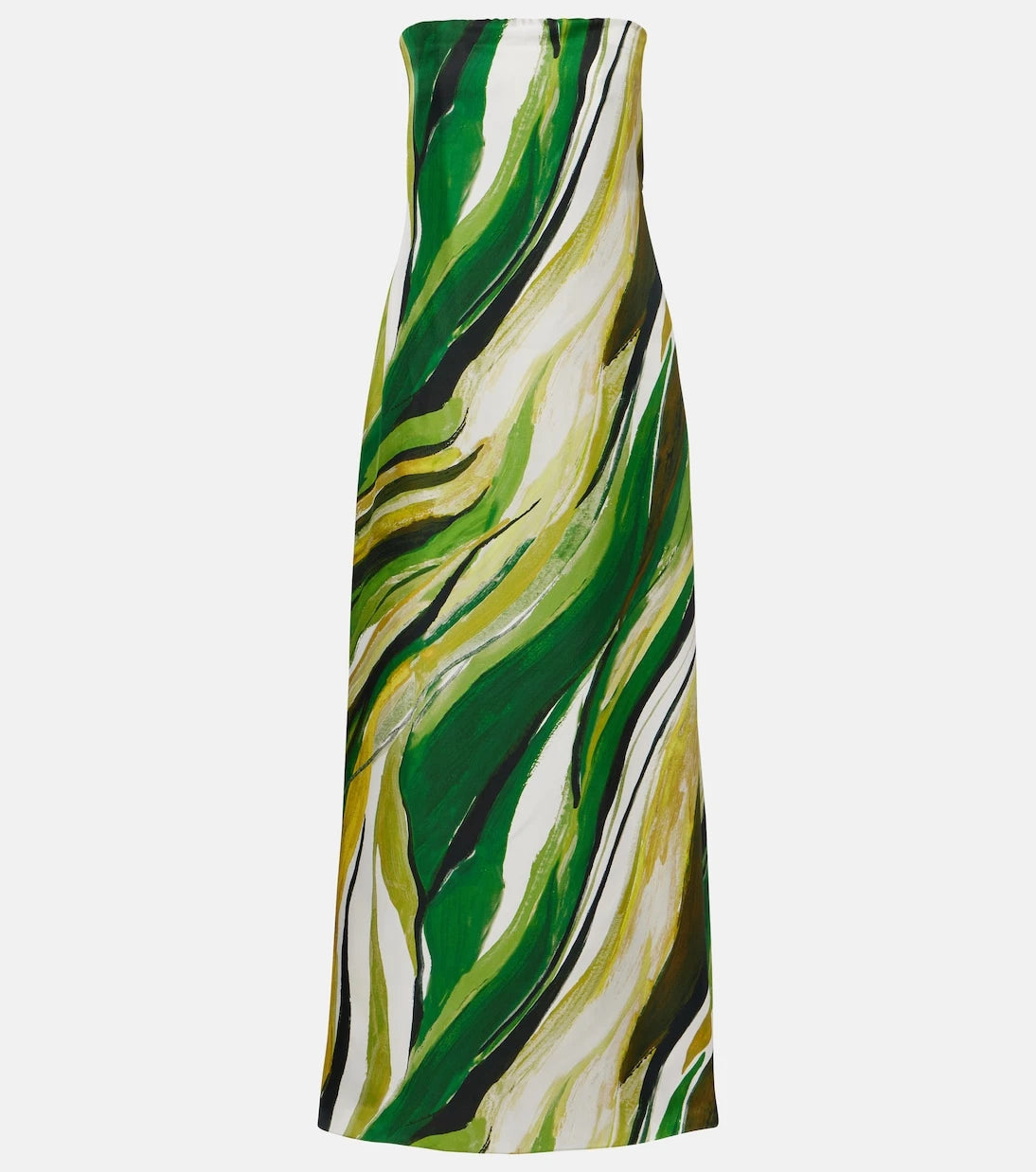 Christopher Esber - Strapless printed silk gown