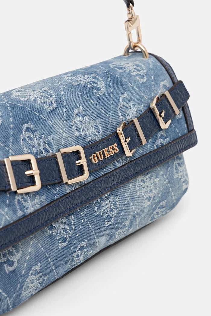 Guess Kadın Denim Baguette Çanta DOVIE