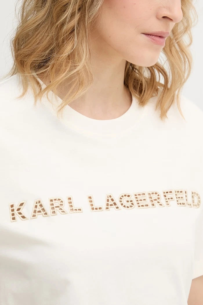 Karl Lagerfeld тениска дамска памучна