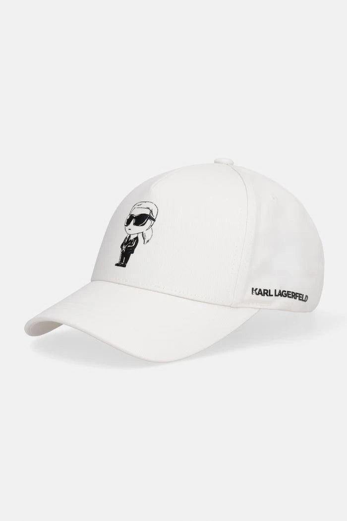 Karl Lagerfeld pamuklu erkek vizörlü şapka