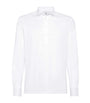 Brunello Cucinelli Cotton Long-Sleeve Polo Shirt