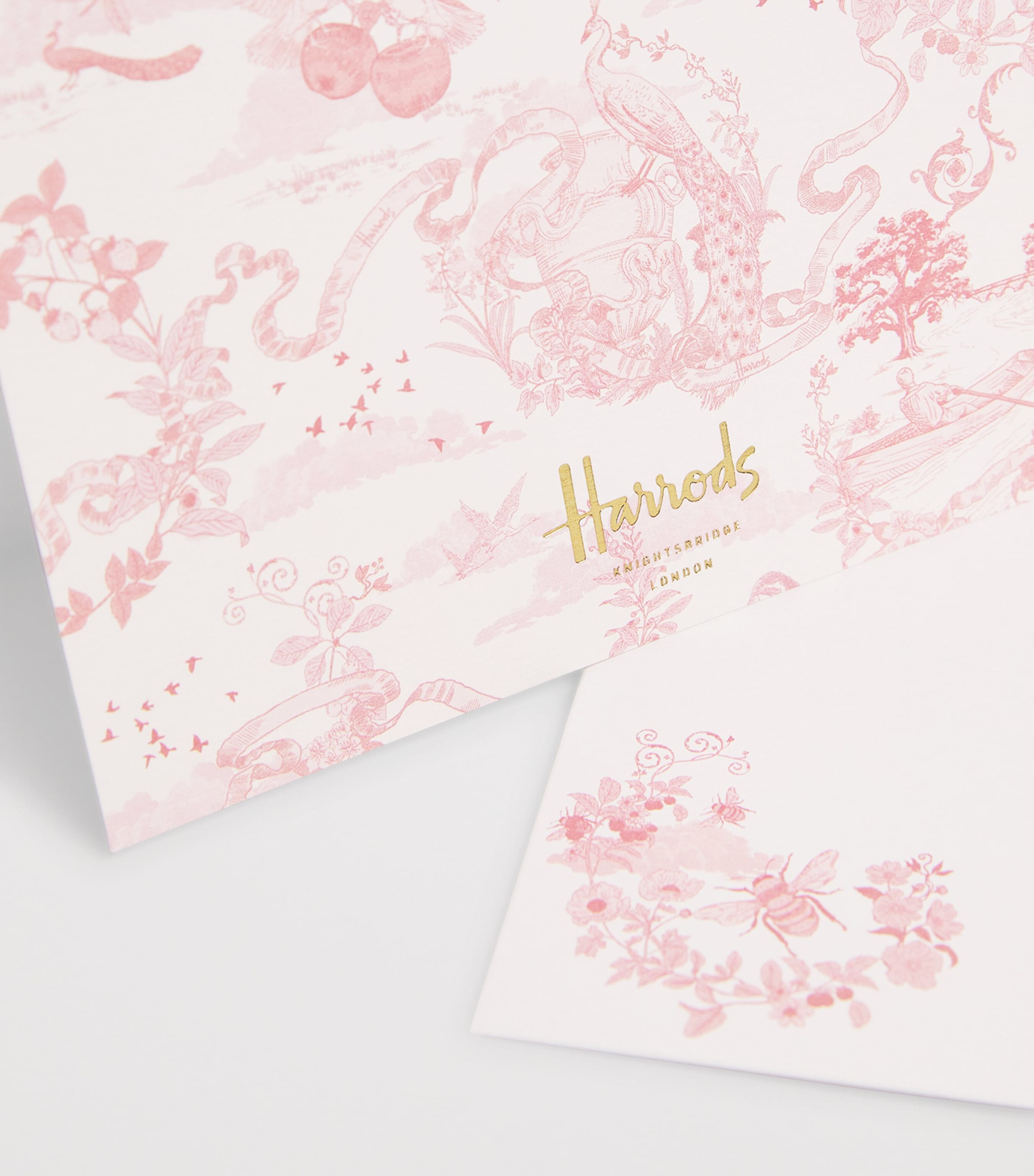 Set of 8 Toile Notelets and Envelopes