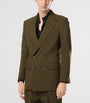 Green Wool-Cashmere-Silk Blazer