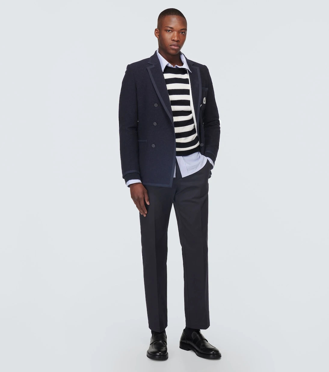 Valentino - Rockstud canvas straight pants