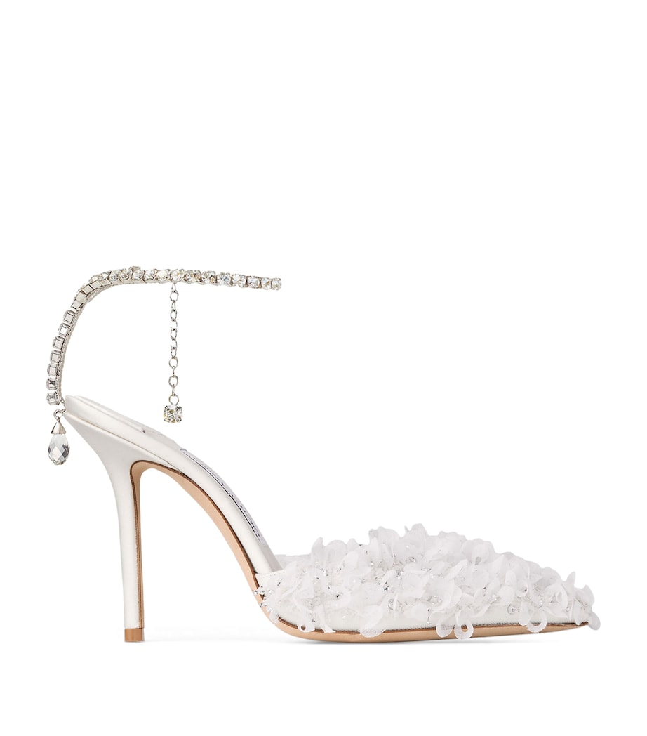 Jimmy Choo Saeda 100 Mesh Petal Pumps