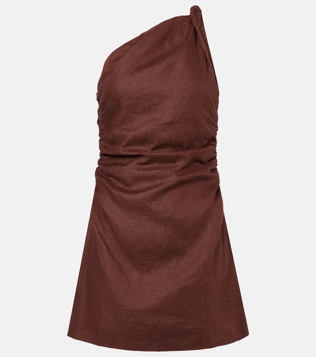 Faithfull - Marga one-shoulder linen minidress