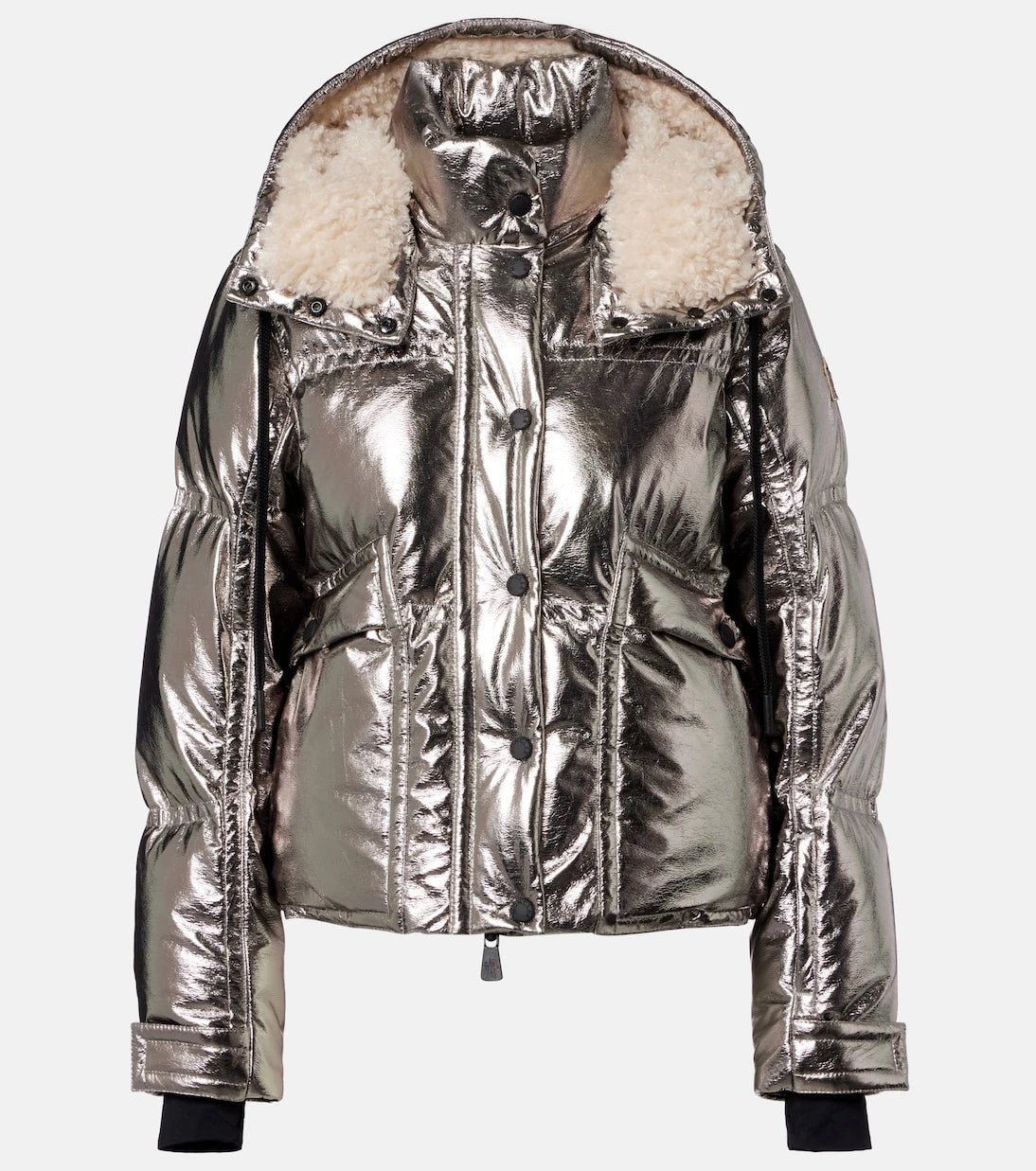 Moncler Grenoble - Calaque metallic-effect down ski jacket