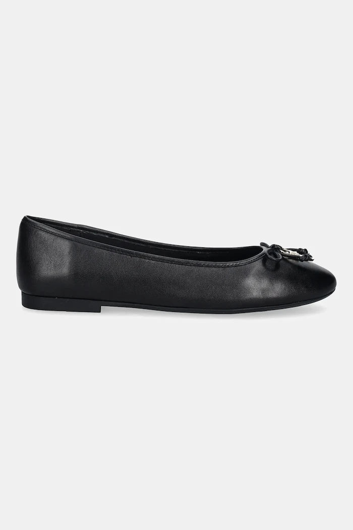 Кожени балеринки Tommy Hilfiger HILFIGER SMOOTH LTHR BALLET